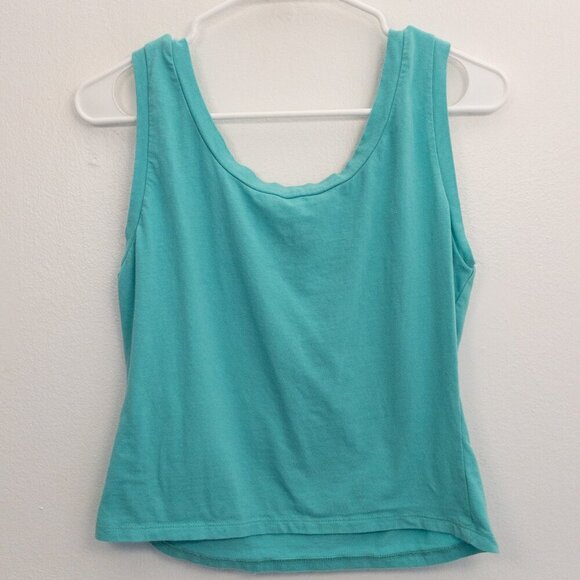 The Simpsons 2014 Graphic Tank Top XL Blue Made in USA Vintage Cartoon - Picture 2 of 3